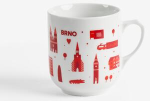 Porcelánový hrnek Brno