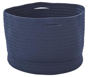 Cane-line Úložný koš Soft vel L, Cane-line, kulatý 53x38 cm, venkovní tkanina Selected PP barva blue