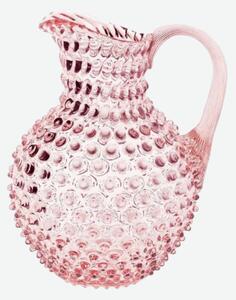 Růžový džbán Hobnail