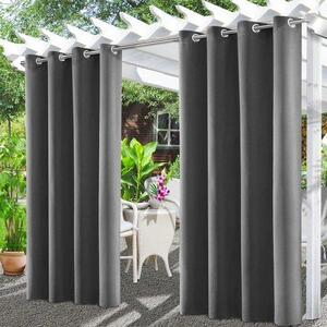 QuickShopping - Vodotěsná Pergola Mimo oponu 132x215 cm - Ochrana proti opalování balkonu, Terasa, Veranda, Pavilion, Šedé, Ideální pro zahradu a vnější život