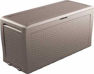 Zahradní box Keter Samoa Rattan Box 270L cappuccino