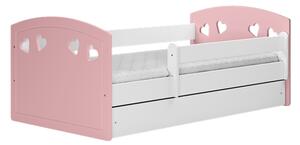 Kocot Kids Dětská postel JULIA růžová Velikost postele: 140x70, Matrace: Bez matrace, Šuplík: Bez šuplíku