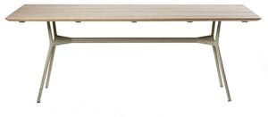Tribu Jídelní stůl Branch, Tribu, obdélníkový 210x98x75 cm, rám hliník barva wenge, deska hliník barva wenge