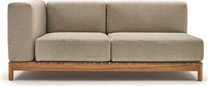 Varaschin 2-seater sofa arm left low, Barcode, Varaschin, depth 110 cm, cat. B