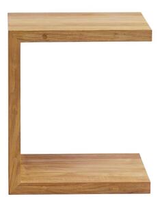 Tribu Celoteakový odkládací stolek C-table, Tribu, 40x35x48 cm