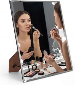 Stolní zrcadlo 27 x 33 cm - Kompaktní velikost - Trvalé sklo - ideální pro denní make-up - ShopFlot