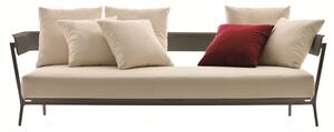 Fast Sofa 3-místné Aikana, Fast, 218x89x64 cm, rám hliník barva dle vzorníku, venkovní tkanina kat. R1 barva dle vzorníku, bez opěrných polštářů