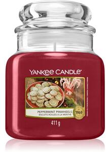 Yankee Candle Peppermint Pinwheels vonná svíčka 411 g