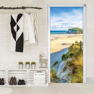Vliesová obrazová tapeta na dveře Mořská pláž 33102, Photomurals, Vavex rozměry 0,91 x 2,11 m