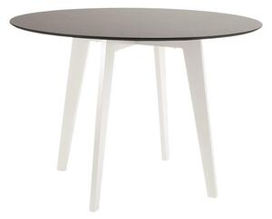 Stern Jídelní stůl, Stern, kulatý 110x75 cm, rám lakovaný hliník barva dle vzorníku, deska HPL Silverstar 2.0 dekor dle vzorníku