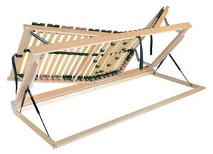 ECOMATRACE Polohovací lamelový rošt PORTOFLEX KOMBI P HN levý s úložným prostorem 90x200