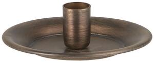 Kovový svícen na svíčku 1,3 cm Bronze