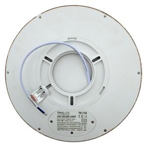 LED Stropní svítidlo LED/18W/230V 3000/4000/6500K pr. 23 cm hnědá