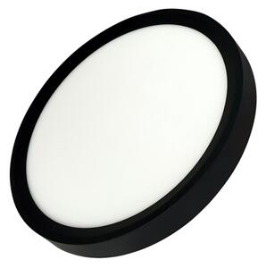 LED Stropní svítidlo LED/18W/230V 3000/4000/6500K pr. 23 cm černá
