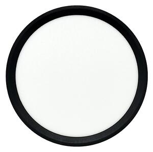 LED Stropní svítidlo LED/18W/230V 3000/4000/6500K pr. 23 cm černá