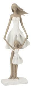 Dekorativní figurka Matka a dcera - 15*10*45 cm - J-Line by Jolipa
