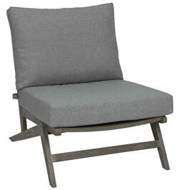 Stern Teaková nízká židle Jackie, Stern, 70x90x77 cm, rám teak, sedáky 100% akryl šedá (silk grey)