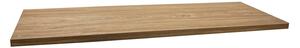 Dřevěná police - dub kansas hnědý hloubka x délka (mm): 235x700