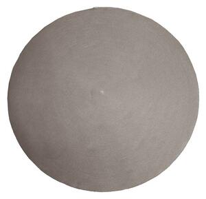 Cane-line Venkovní koberec Circle, Cane-line, kulatý 140 cm, venkovní látka Selected PP dark grey