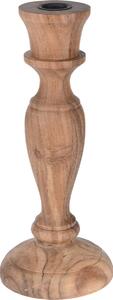 Dřevěný svícen, 25 cm, akátové dřevo