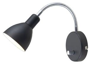 Nástěnná Svítidla Halo Design, Černá, Kov