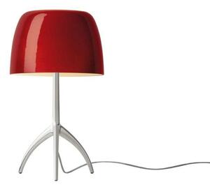Stolní lampa Foscarini, Červená, Obývací pokoj, Hliník