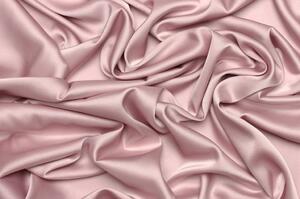 Saténové umělé hedvábí | Silky Armani - Pudrová růžová