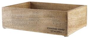 STANDARD SUPPLY Dřevěná bedýnka obdélníková 32 cm