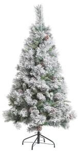 Umělý vánoční stromeček se zasněženými větvemi, 150 cm