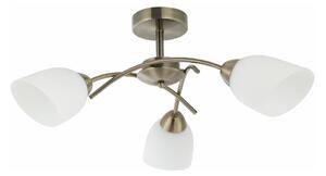 Přisazený lustr DONNA 3xE27/60W/230V patina