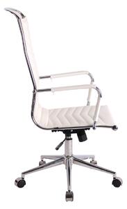 Kancelářská židle Clapgate - umělá kůže | bílá