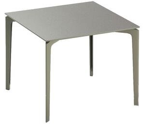 Fast Jídelní stůl Allsize, Fast, čtvercový 91x91x74 cm, rám hliník barva dle vzorníku, deska lakovaný hliník barva speckled anthracite