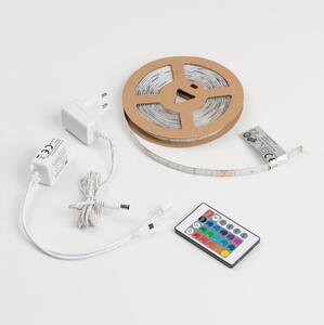 LED RGBW Stmívatelný pásek LED/9W/230V 5m Wi-Fi + dálkové ovládání