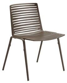 Fast Hliníková stohovatelná zahradní jídelní židle Zebra, Fast, 57x56x79 cm, lakovaný hliník barva bílá white