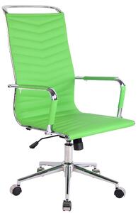 Kancelářská židle Clapgate - umělá kůže | zelená