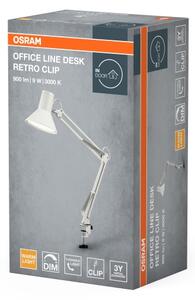 Osram - LED Stmívatelná stolní lampa s klipem OFFICE LINE LED/9W/230V 3000K bílá