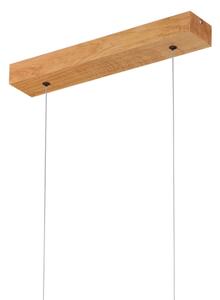 LED Lustr na lanku VERDE LED/18W/230V 3000K 106 cm dub