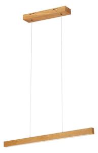 LED Lustr na lanku VERDE LED/18W/230V 3000K 76 cm dub