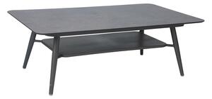 Stern Konferenční stolek Vanda, Stern, 130x80x45 cm, rám lakovaný hliník šedočerný (anthracite), deska HPL Silverstar 2.0 dekor Dark marble