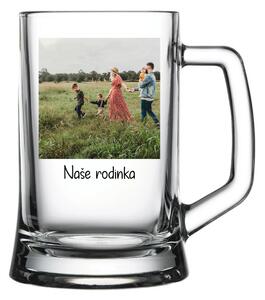 Personalizovaná pivní sklenice s fotografií