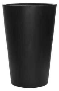 Pottery Pots Venkovní květináč kulatý Belle L, Grey (barva šedá), kolekce Natural, kompozit Fiberstone, průměr 60 cm x v 90 cm, objem cca 183 l