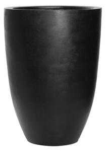 Pottery Pots Venkovní květináč kulatý Ben XL, Grey (barva šedá), kolekce Natural, kompozit Fiberstone, průměr 52 cm x v 72 cm, objem cca 119 l