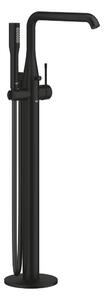 GROHE Essence Professional - Páková vanová volně stojící baterie, phantom black 25248KF1