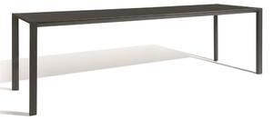 Diphano Hliníkový jídelní stůl Selecta, Diphano, obdélníkový 313x90x75 cm, rám hliník barva šedočerná (lava), deska keramika barva černá (black)