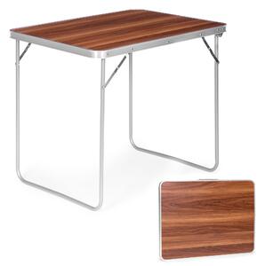ModernHOME Tourist table, picnic table, foldable top, 80x60 cm, wooden