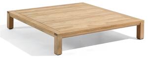 Diphano Teakový konferenční stůl nižší Natural, Diphano, čtvercový 90x90x20 cm, rám teak, deska teak