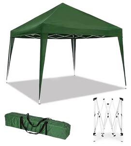 ModernHOME Self-folding commercial garden pavilion with automatic green canopy 3x3m