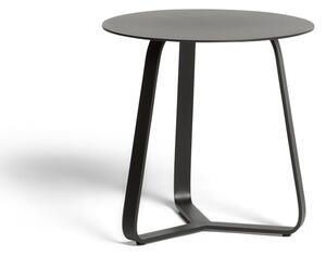 Diphano Hliníkový odkládací stolek Easy-Fit, Diphano, kulatý 42x42 cm, rám hliník barva šedočerná (lava), deska hliník barva šedočerná (lava)