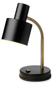 Stolní lampa Halo Design, Černá, Obývací pokoj, Kov
