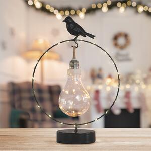 LED dekorativní lampa figurka ptáčka Ozdoba na baterie GIRDLE